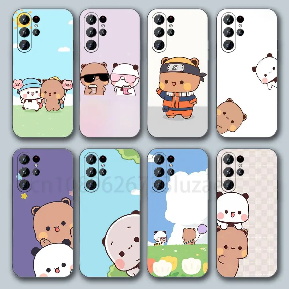 B-BuBu D-DuDu   For Samsung Galaxy S26 S25 S24 S23 S22 S21 FE Plus Ultra Cover TPU Shockproof Phone Cover S 25 24 23 22