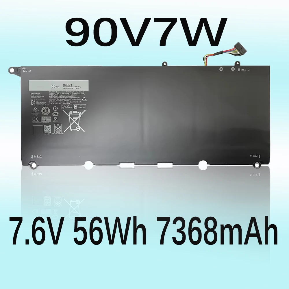 

90V7W 0DRRP 5K9CP 7,6 В 56 Втч 7368 мАч Аккумулятор для ноутбука Dell XPS 13 9343 9350 9350-D1508 13D 9343 13D-9343-150 Series RWT1R