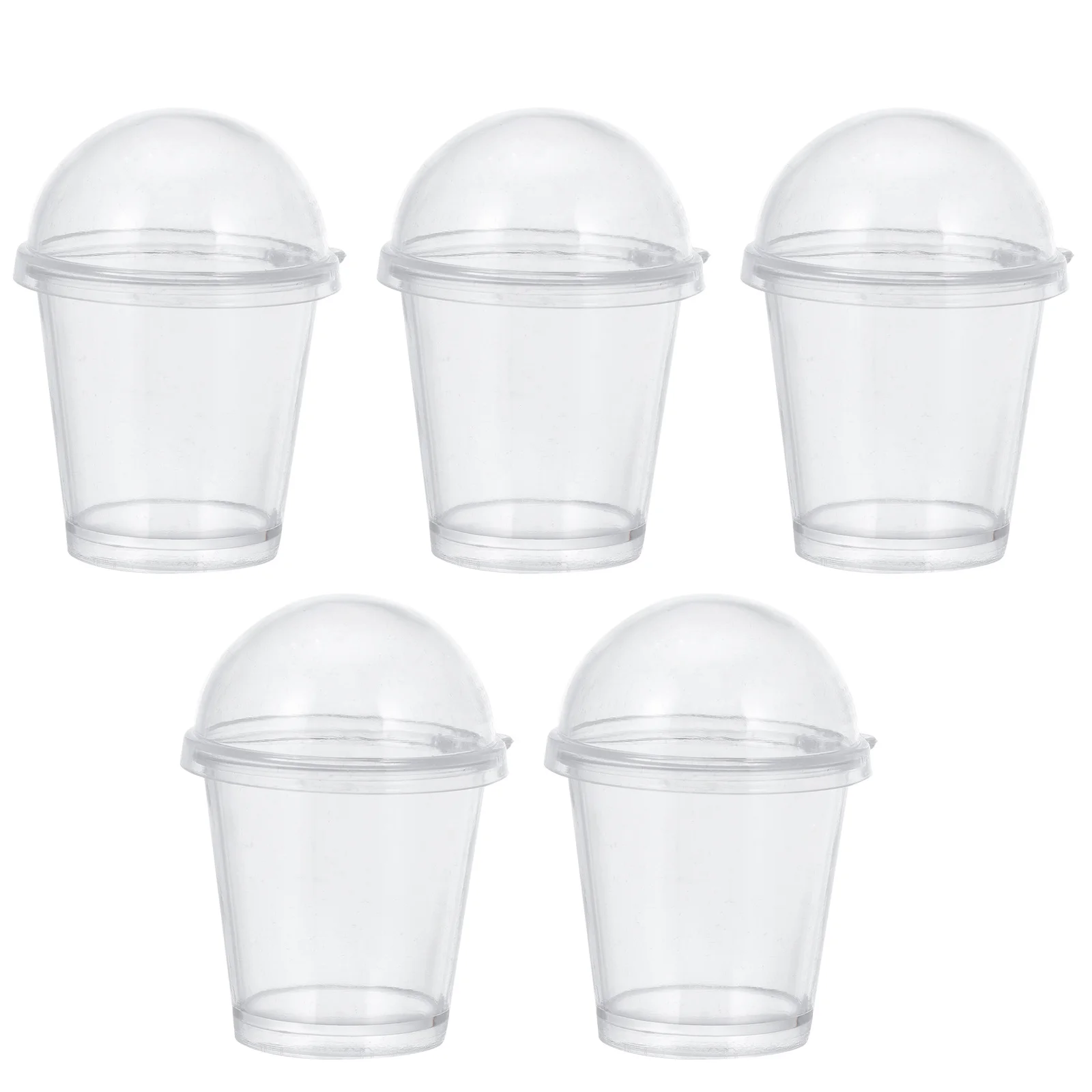 20 個ムースカップ子供用食品アクセサリーミニドリンクボトル軽量シミュレーションプラスチックカップ装飾ドールハウスミニチュアおもちゃ