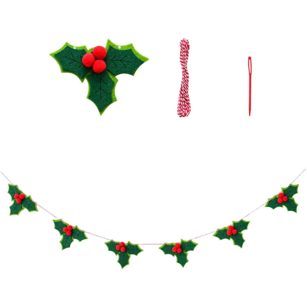 

DIY Ornament Christmas Garland Festive Atmosphere Green Easy DIY Holiday Decor Christmas Decoration Easy Assembly