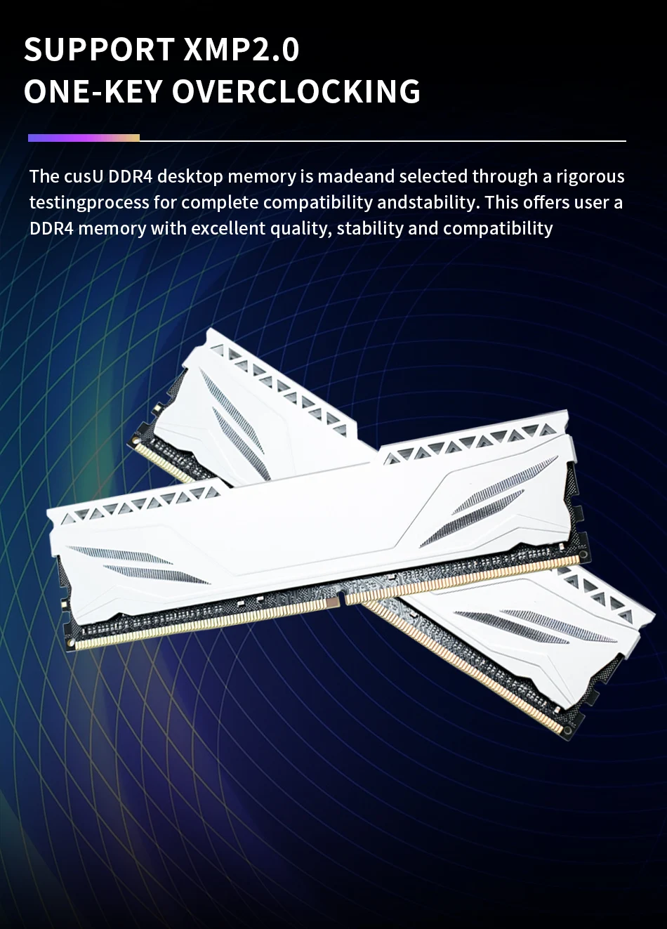 Memória RAM DDR4 16GB 3200MHz para Desktop