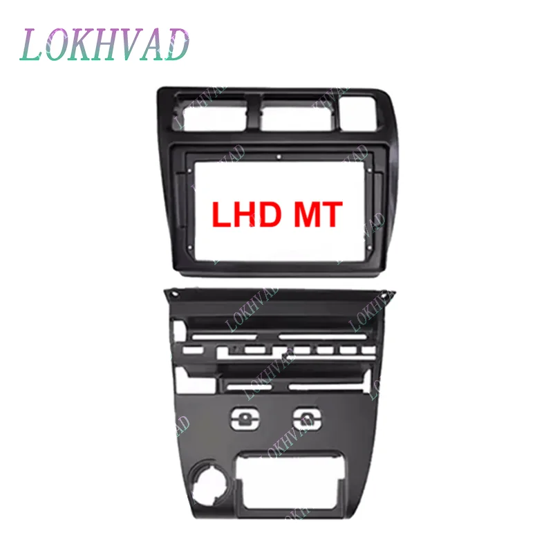 2 DIN 9 Inch Car Fascia Radio Panel for Toyota Corolla Sprinter 1991-1995 Dash Kit Facia Console Adapter frame view 5