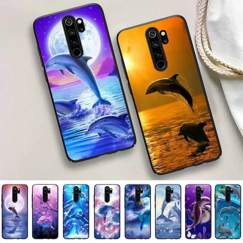 Dolphin Phone Case for Samsung A51 A30s A52 A71 A12 for Huawei Honor 10i for OPPO vivo Y11 cover