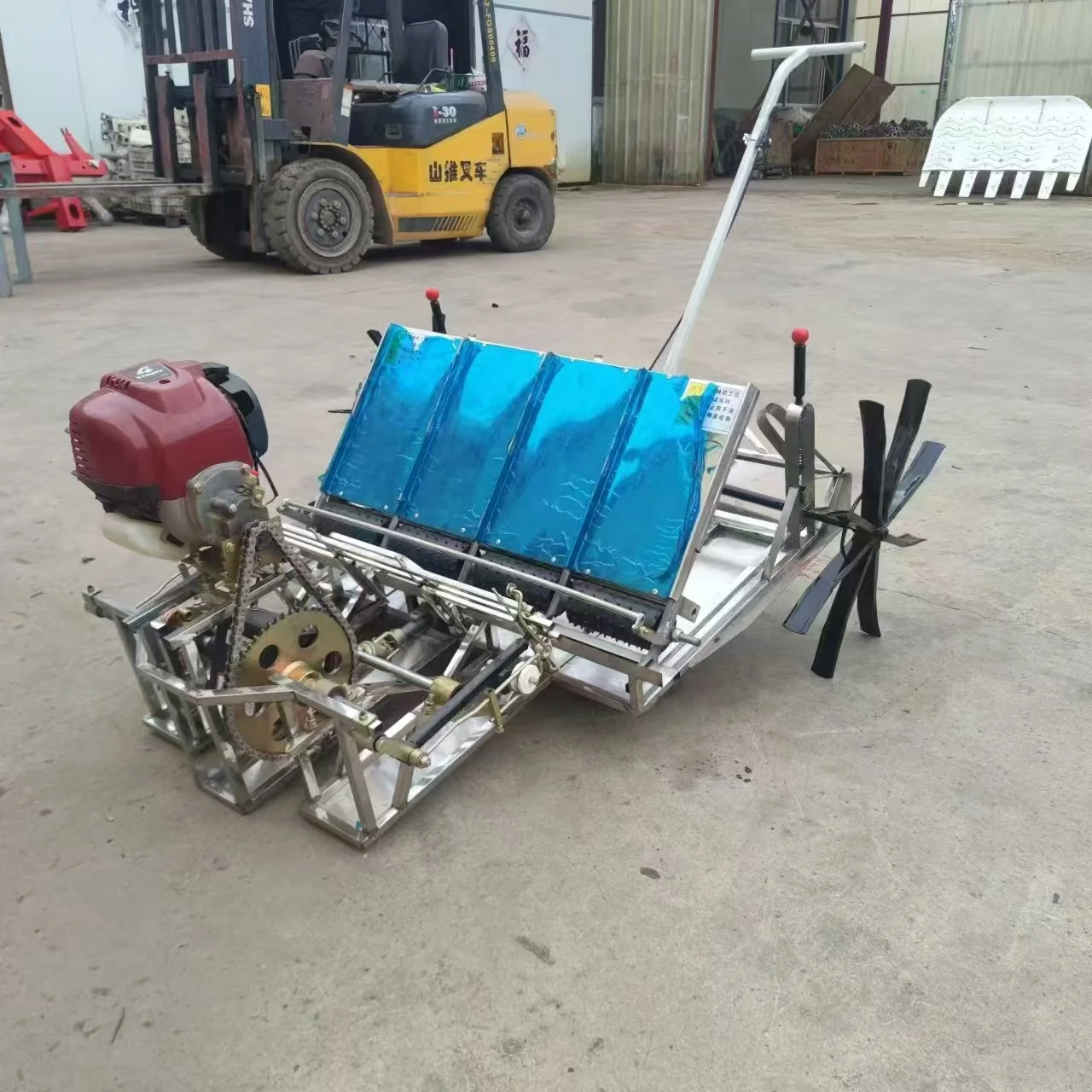 

【Hot】High Productivity Handheld Manual Small Rice Transplanter