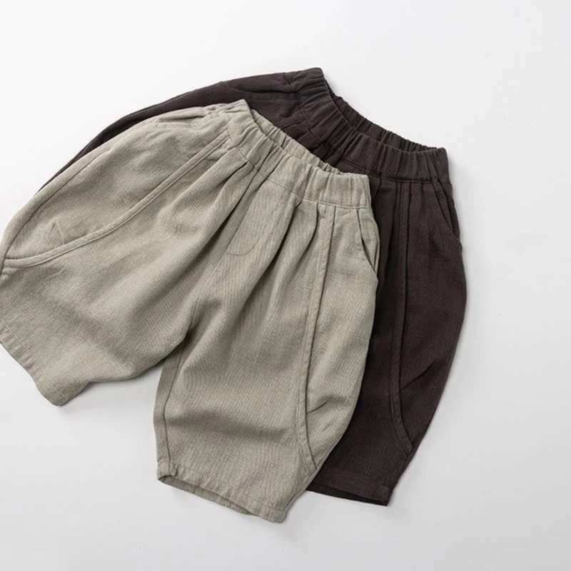MILANCEL New Autumn Kids Wide Leg Pants 1-6T Simple Solid Color Girls Cotton Trousers Korean Loose Thin Children Casual Pants