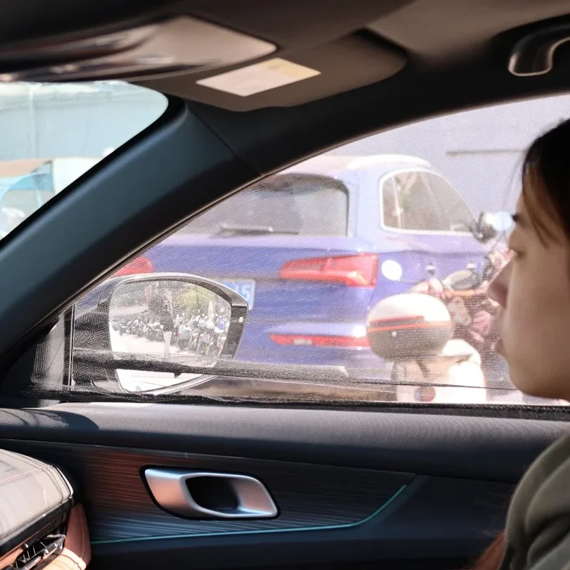 Car Sunshade Anti-mosquito Car Window Mesh Screen Window Sunscreen Privacy Car Sunshade Block Mesh Screen 2/4PCS