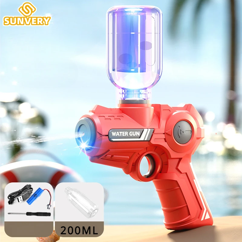 Water Guns Electric Toy Guns Electric Powerful Kids Toys Children Adults High Power Gun Outdoor Games for Pool Beach Juguetes