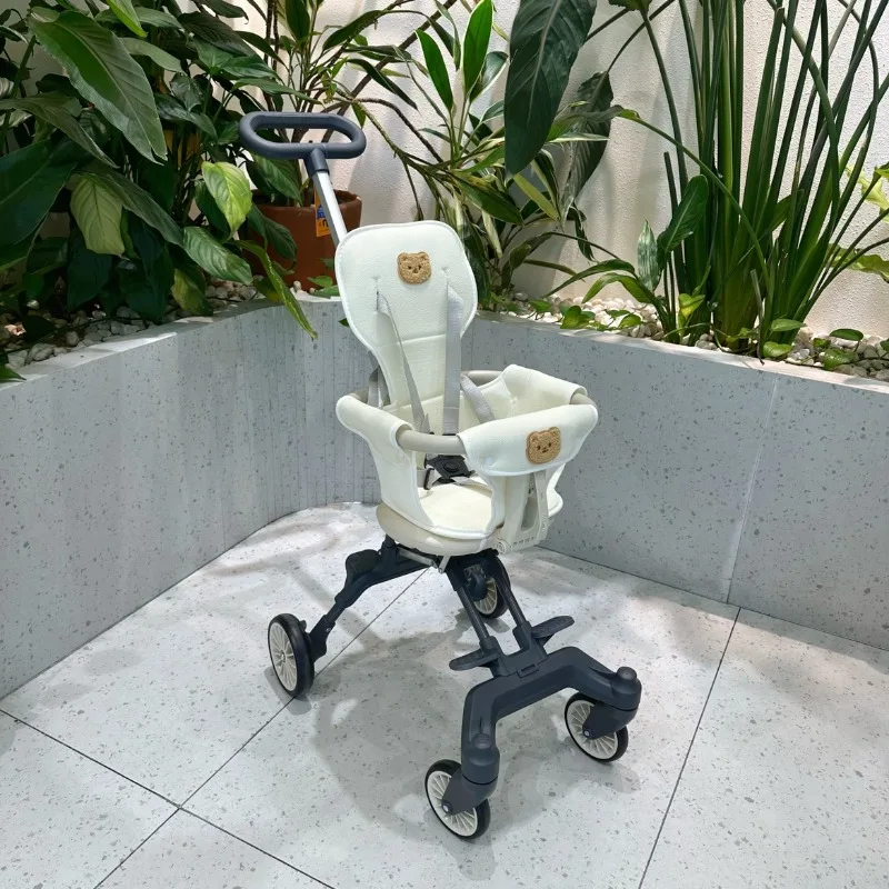 Ultraleichter Kinderwagen – Kompakter, faltbarer 2-Wege-Kinderwagen, tragbarer Gehassistent für Kleinkinder und Kleinkinder