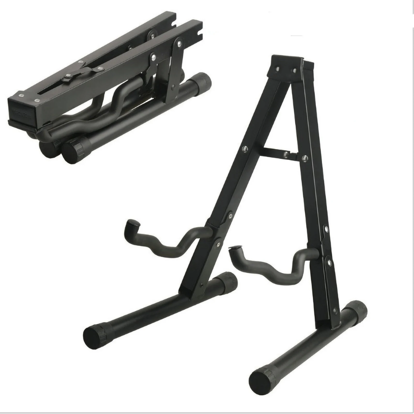 

Рамка для гитары Подставка для гитары Подставка для гитары Железный материал Черный складной уникальный дизайн Стабильная гитара Рамка Держатель басового дисплея