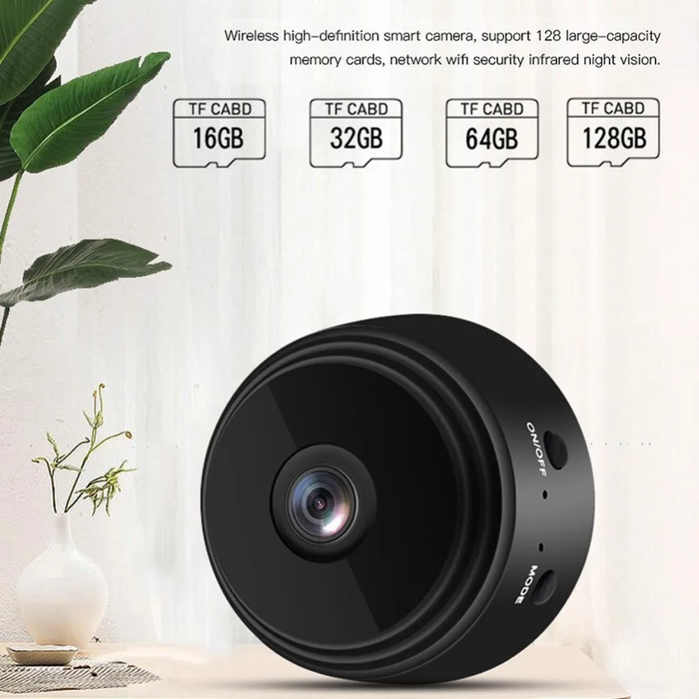 1Pc Security Monitoring Camera WiFi Mini Camera Wireless Video Recorder Smart Intelligent Home Supplies