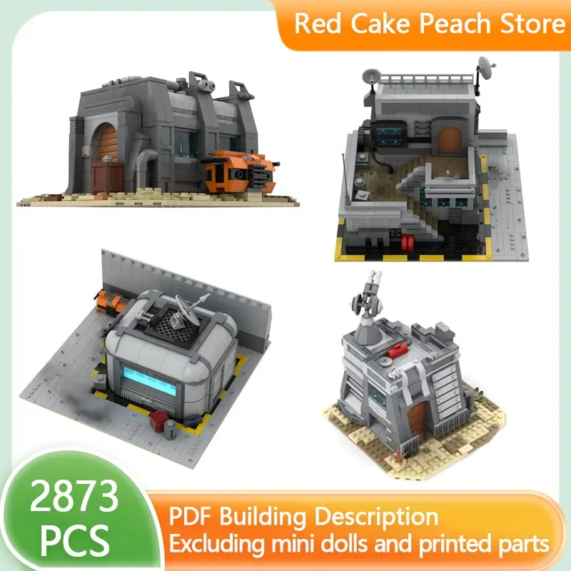 Star Movies Model MOC Building Bricks First War Base Headquarters Modular Technology Gifts Holiday Assemble Children Toys Suit