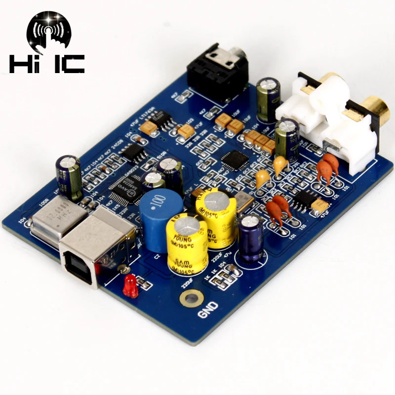 HIFI Audio ES9018K2M SA9023 USB DAC Decoder Board External Sound Card Support 24Bit 96k