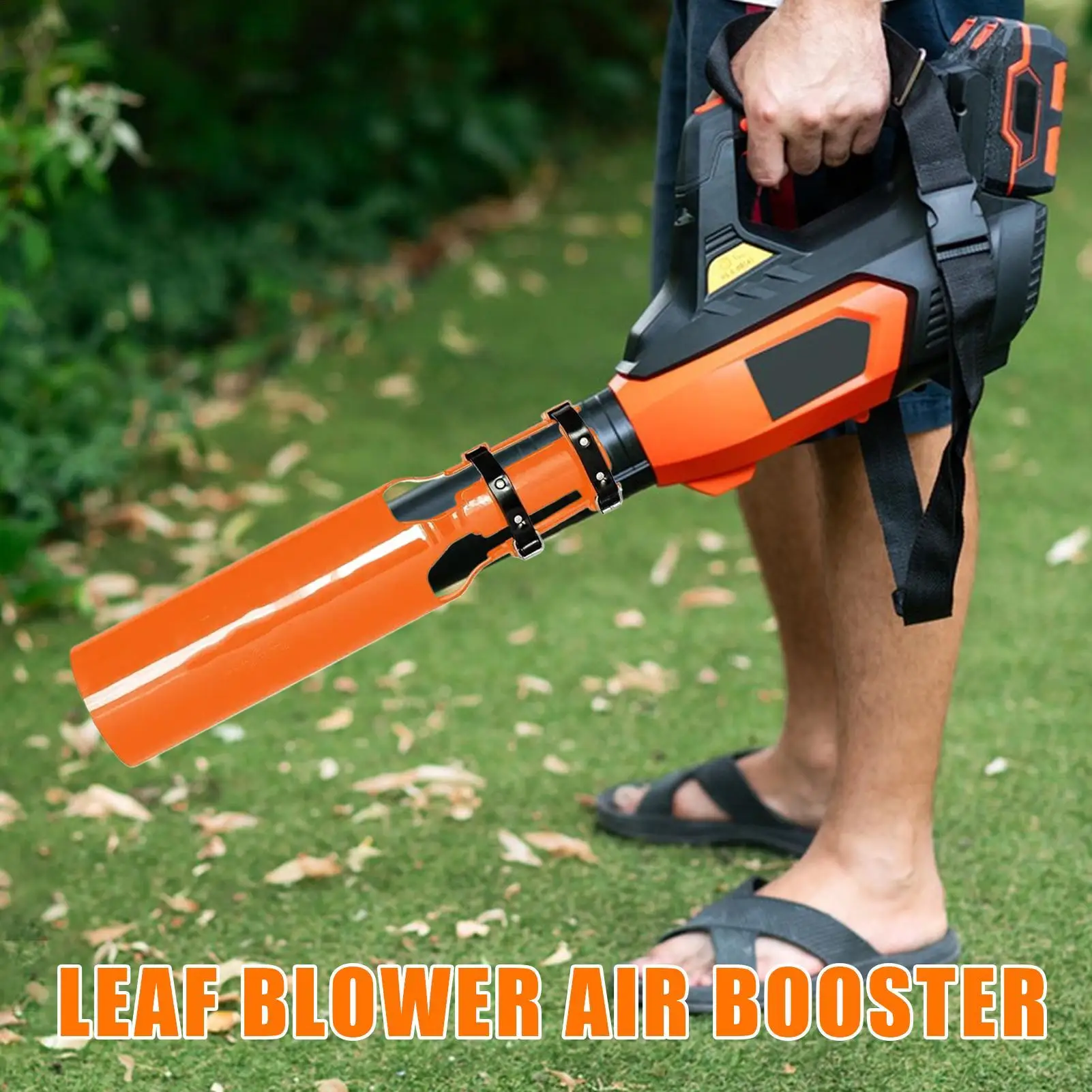 Garden Leaf Blower Air Booster Metal Extension Amplifier For Cleanup Efficiency Leaves Blower Accessories For Yard Patio Lawn