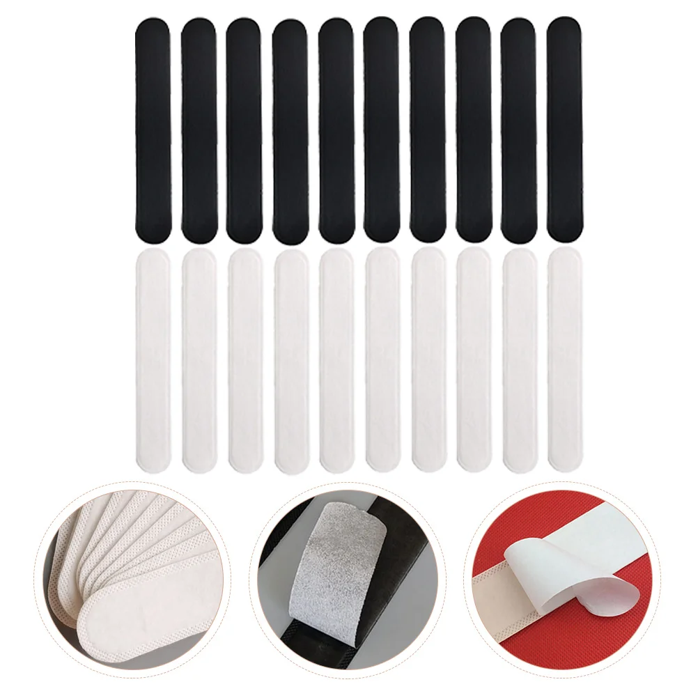 40 Pcs Non woven Hat Pad Sweat Absorption Sticker Adhesive Disposable Liner for Hardhat Caps Quick Dry Hygienic