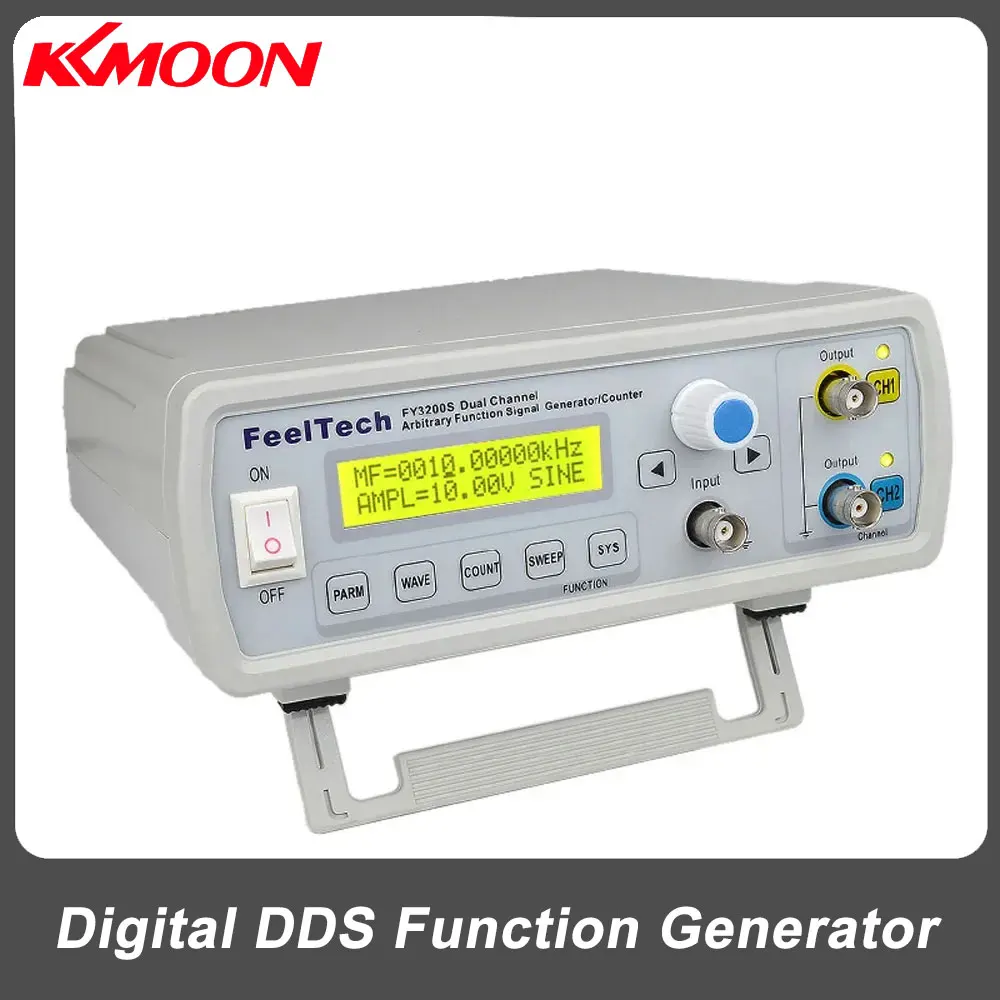 Cyfrowy generator funkcji DDS dwukanałowy 12 bitów 250MSa/s fala sinusoidalna 24MHz przebieg arbitralny/generator sygnału impulsowego