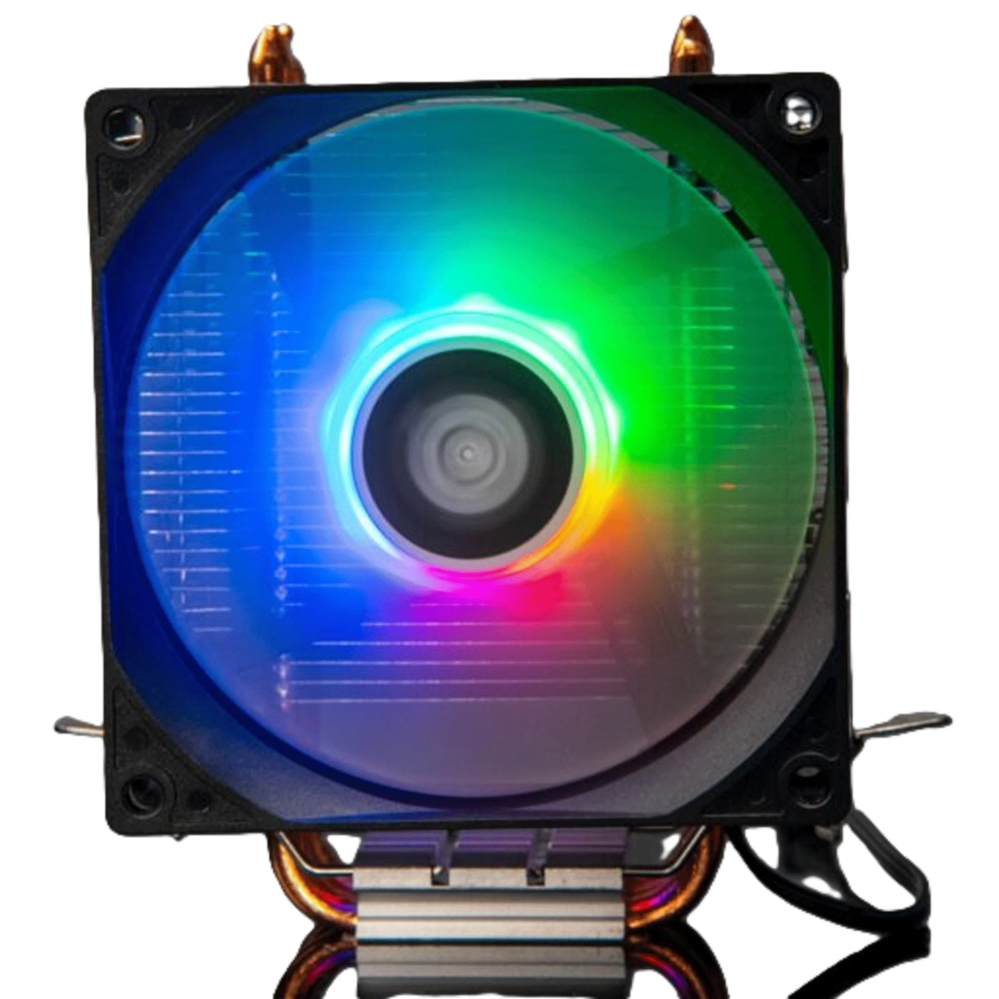 Powerful Air Cooling CPU Cooler High Performance A200 Plus CPU Air Cooler with 92mm RGB LED Fan for Desktop Processors