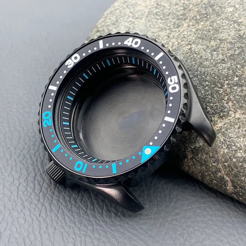 블랙 모드 시계 케이스, SKX007 SRPD 시계 케이스, 28.5mm 다이얼, NH34 NH35 NH36 7 S 4R 무브먼트 크라운, 3.0 용수철 클릭