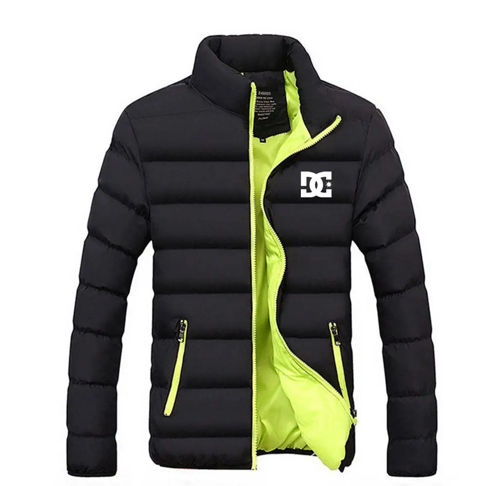 Giacca calda da uomo nuova giacca imbottita in cotone Casual sport autunno inverno colletto alla coreana da uomo giacca parka spessa calda giacca