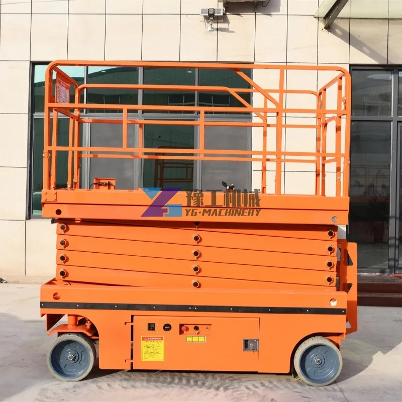 320kg Capacity Lift Vertical Aerial Work Platform Outdoor Rough Terrain Lifting Platform