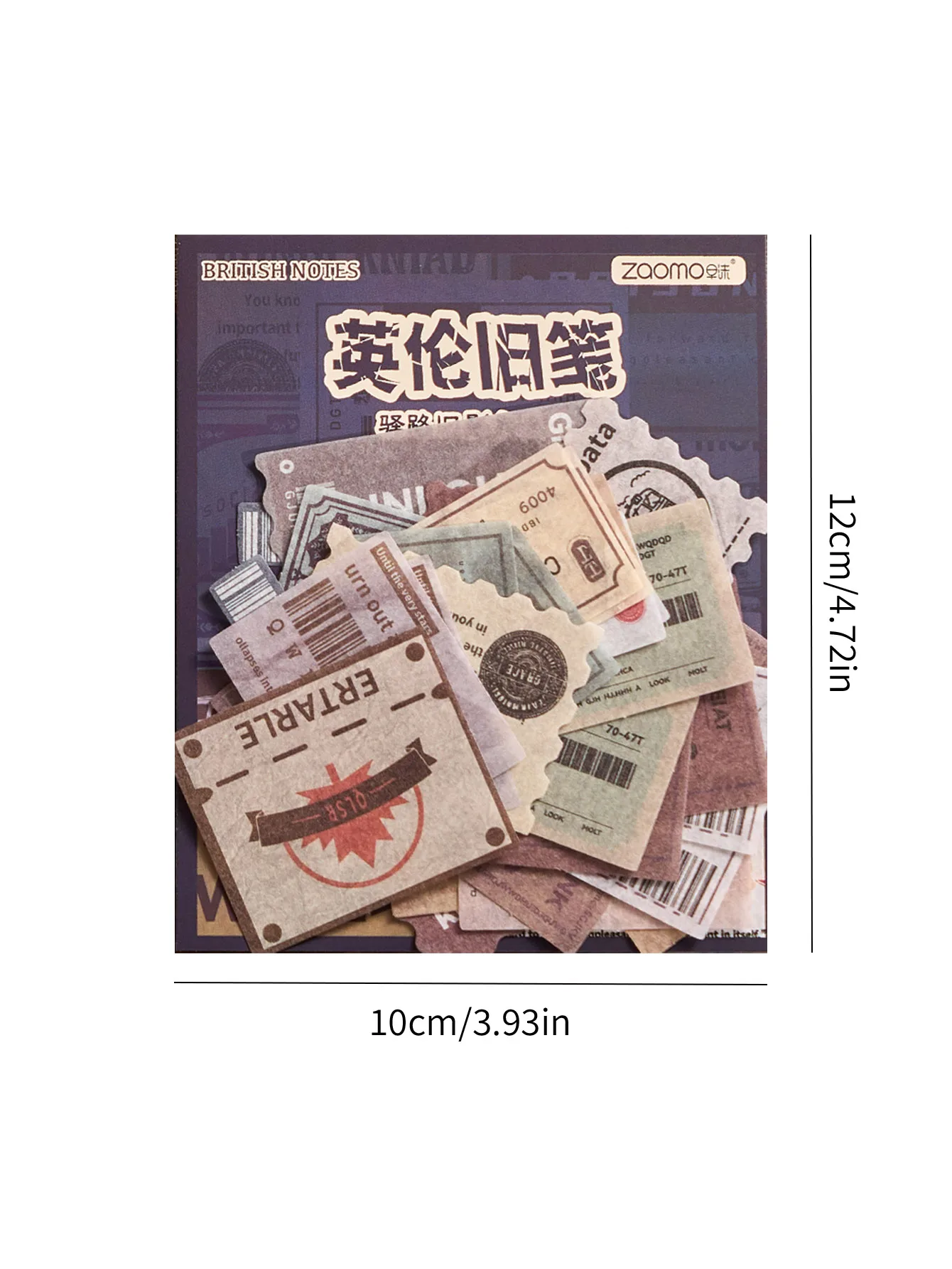 Material Sticker Pack, Old Photo Album Series, Handbook Mobile Phone Case Decoration DIY Material Stickers 40 Sheets