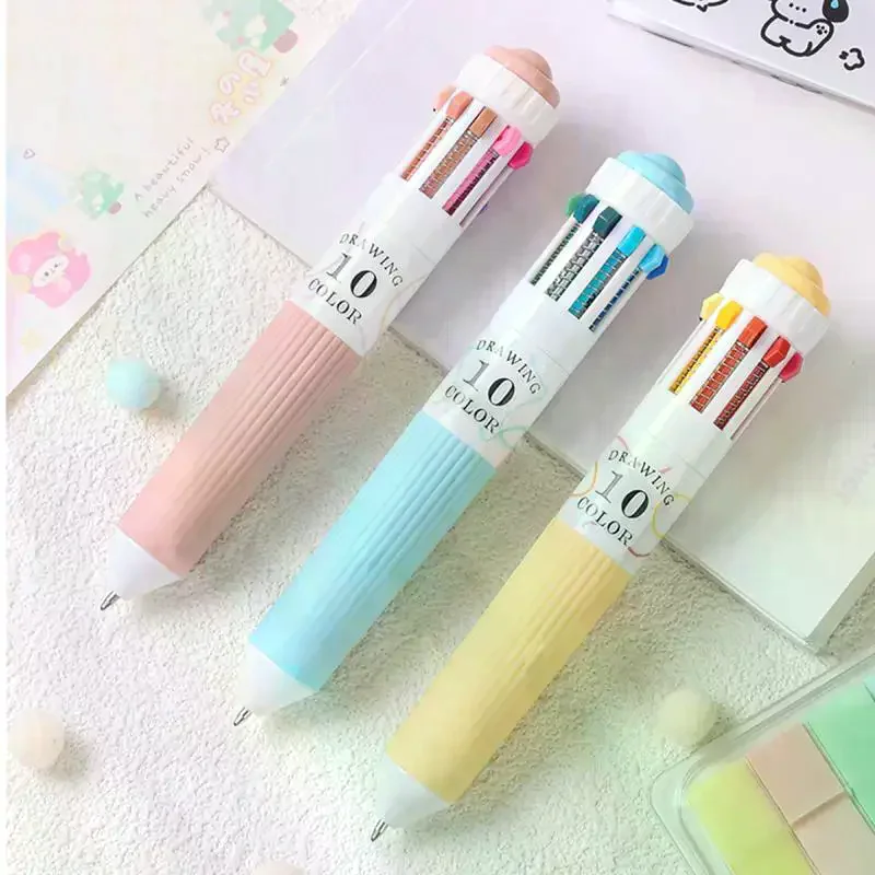 قلم حبر جاف 28 لونًا 0.8 مم قلم كتابة متعدد الألوان للرسم واللوازم المدرسية والقرطاسية