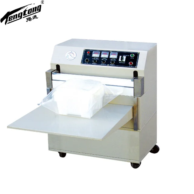 

Larger bags are pumped and flushed vacuum packaging machine