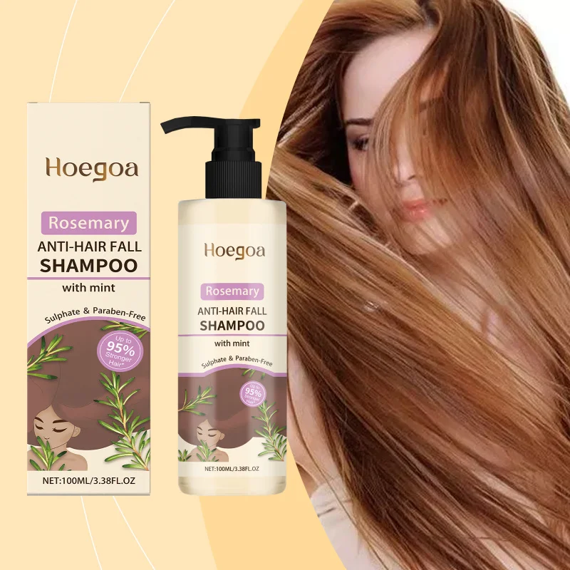 

Rosemary & Mint Strengthening Shampoo - Helps Reduce Hair Fall & Nourish Scalp for Thicker, Healthier Looking Hair