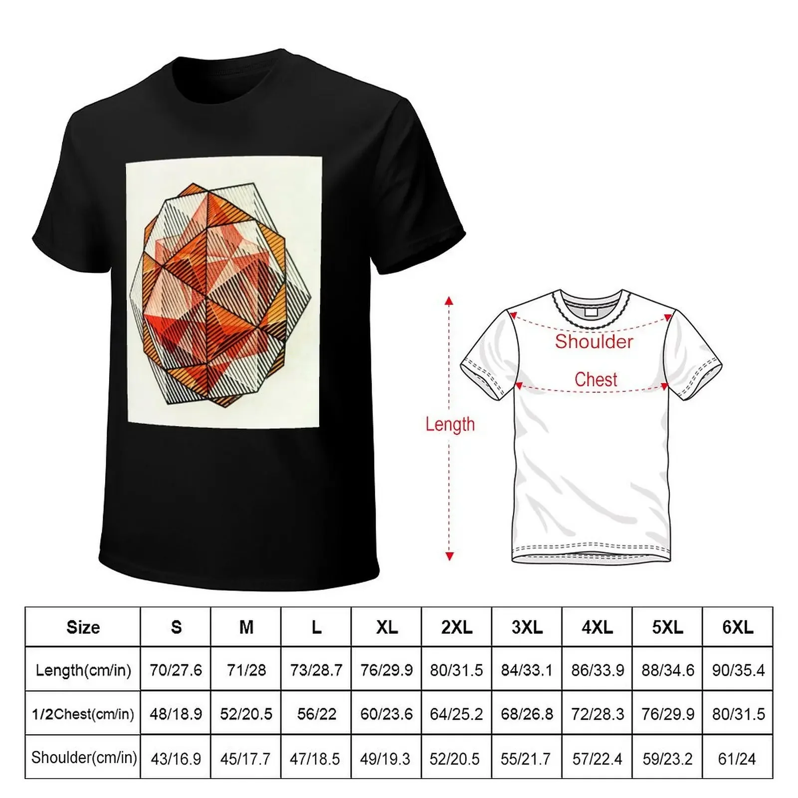 Four Regular Solids - 1961 By MC Escher T-shirt heavyweights oversized summer top quick-drying big and tall t shirts for men