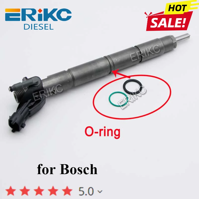 ERIKC FUEL INJECTORS 2PC O-RINGS E1023504 Nozzle Rubber Sealing Ring For Bosch Piezo Sprayer Repair Kits