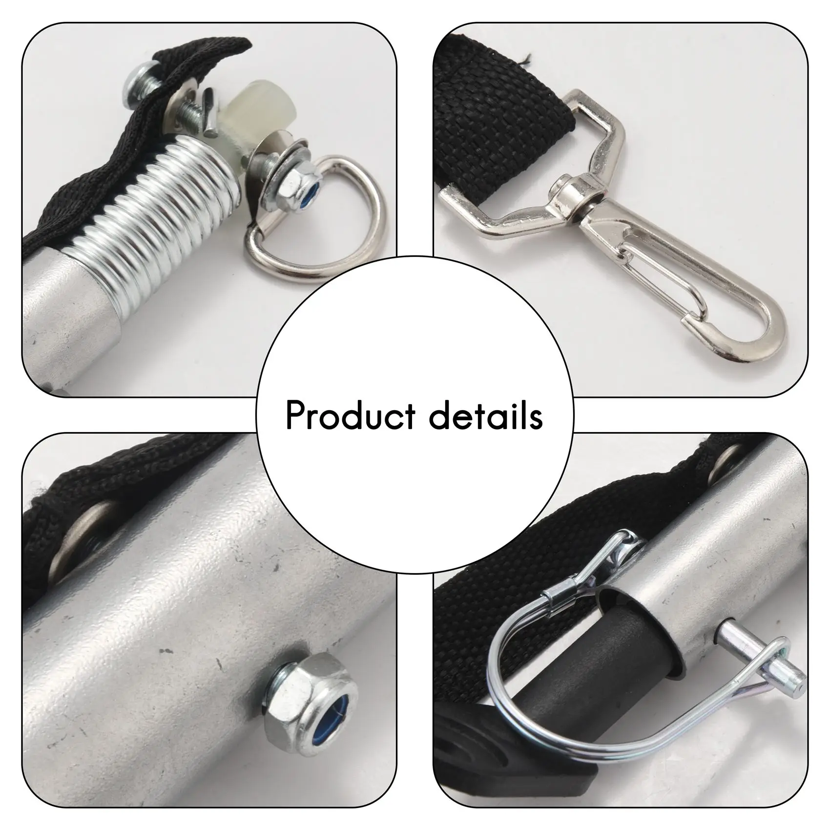 M93K-1 Set Bike Trailer Hitch Universal Bike Trailer Baby/Pet Hitch Linker Connector Bicycle Rear Rack Accessories