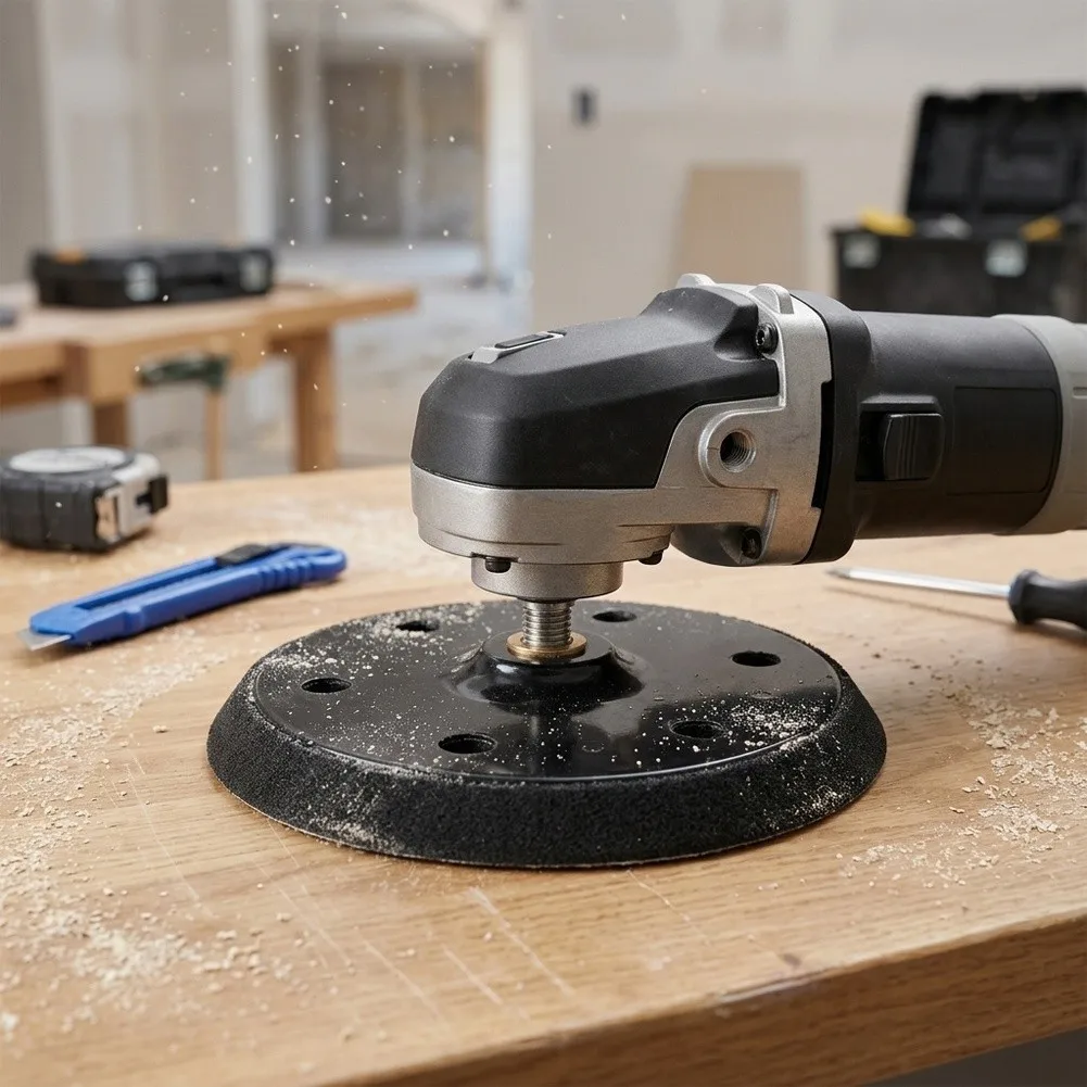 Backing Pad 9 Inch 6 Hole Compatible with For Orbital Drywall for sanders for Improved Dust Extraction and Sanding Efficiency