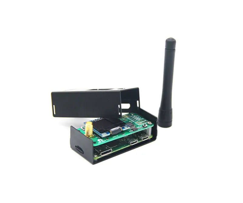 Imagem -05 - Suporte Montado Mmdvm Hotspot Raspberry pi Zero w Oled Mais Antena P25 Dmr Ysf Nxdn Estojo para Cartão 16g