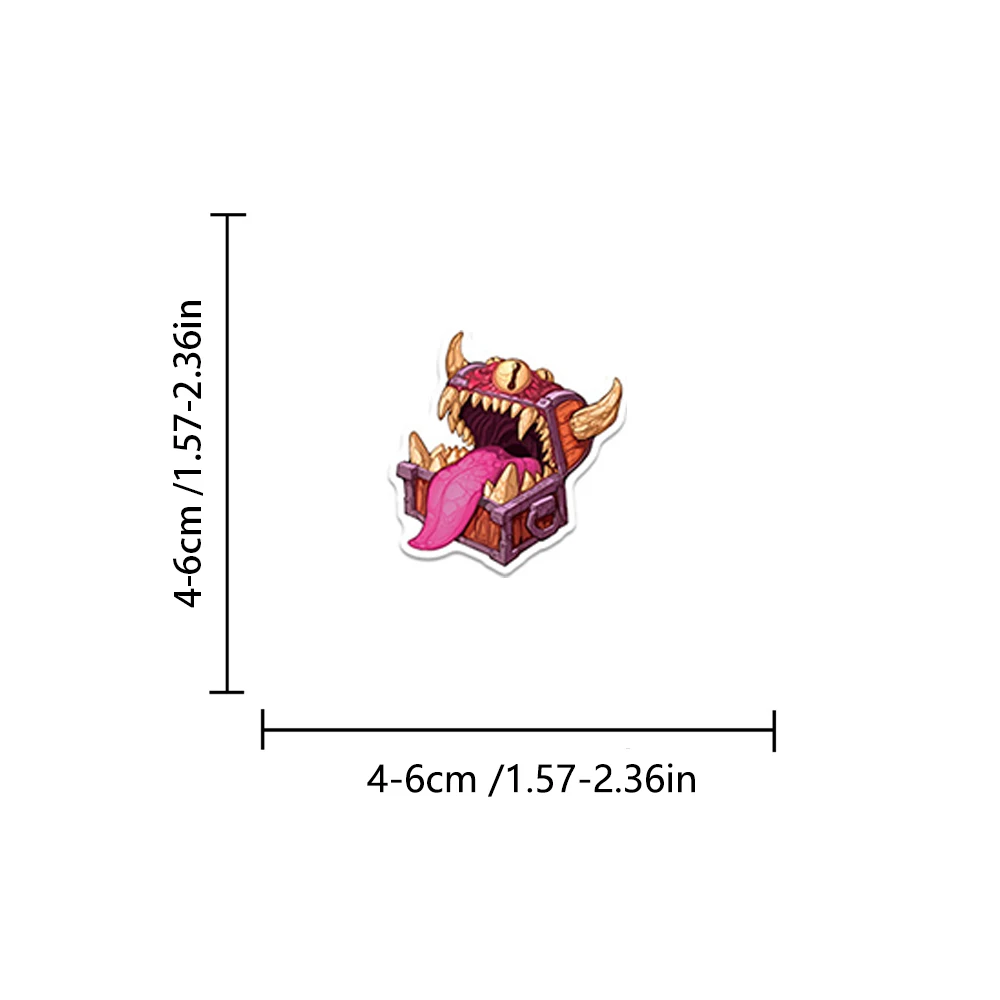 10/50PCS Dungeons & Dragons Graffiti Adesivi Squisito Fresco Giocattoli FAI DA TE Segreto per Bottiglia Scrapbook Borsa Da Viaggio Decalcomanie Estetiche