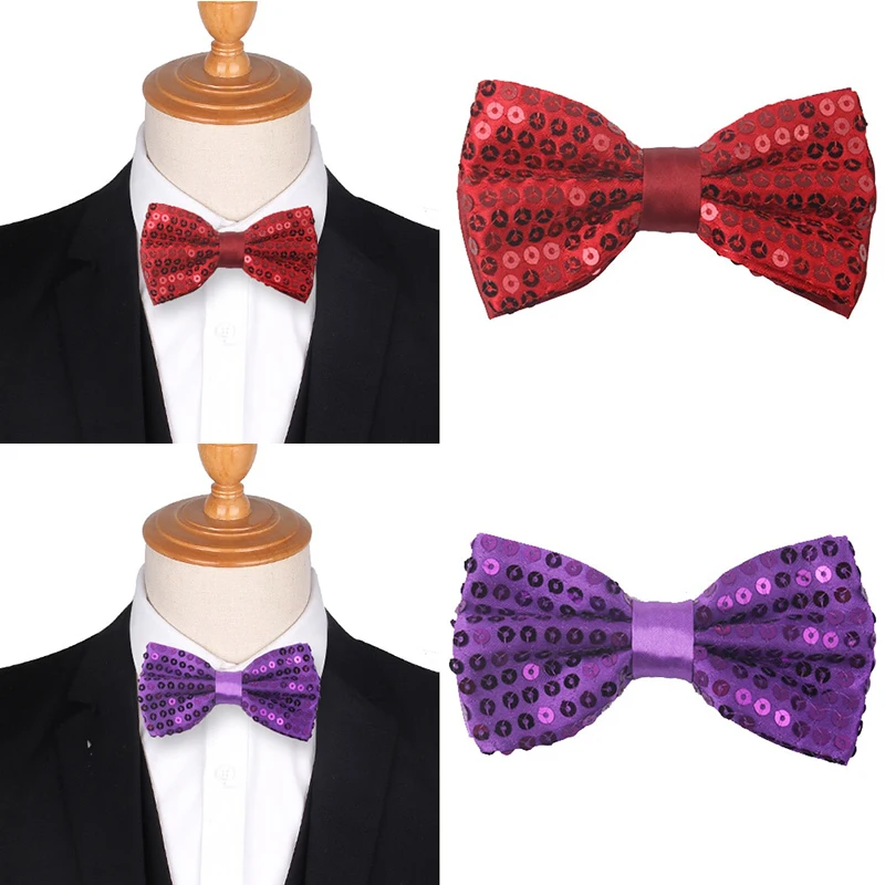 

67types Fashion Bow Tie Classic Sequins Bowtie Wedding Party Bowknot Adult Mens Bowties Cravats Colorful Bow Tie Performance