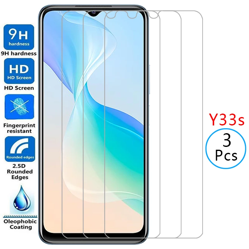 screen protector for vivo y33s 4g 5g protective tempered glass on vivoy33s y 33s 33 y33 s ys33 33ys s33y phone film glas 9h viv