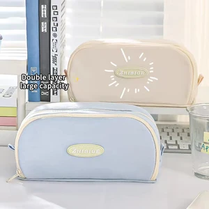 High capacity pencil case for high school students, simple instagram style 8 Main Sales Case Case - №6