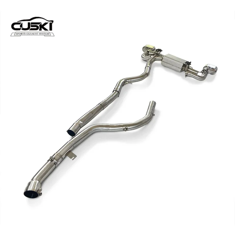 High Flow exhaust pipe intelligent valve exhaust system for BMW 325/330 G20/G28 2.0T B48 quality Stainless Steel car Exhaust