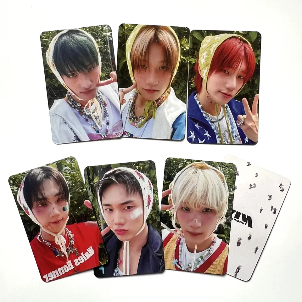 6Psc/Set KPOP P1Harmony Album SAD SONG Photocards High Quality
