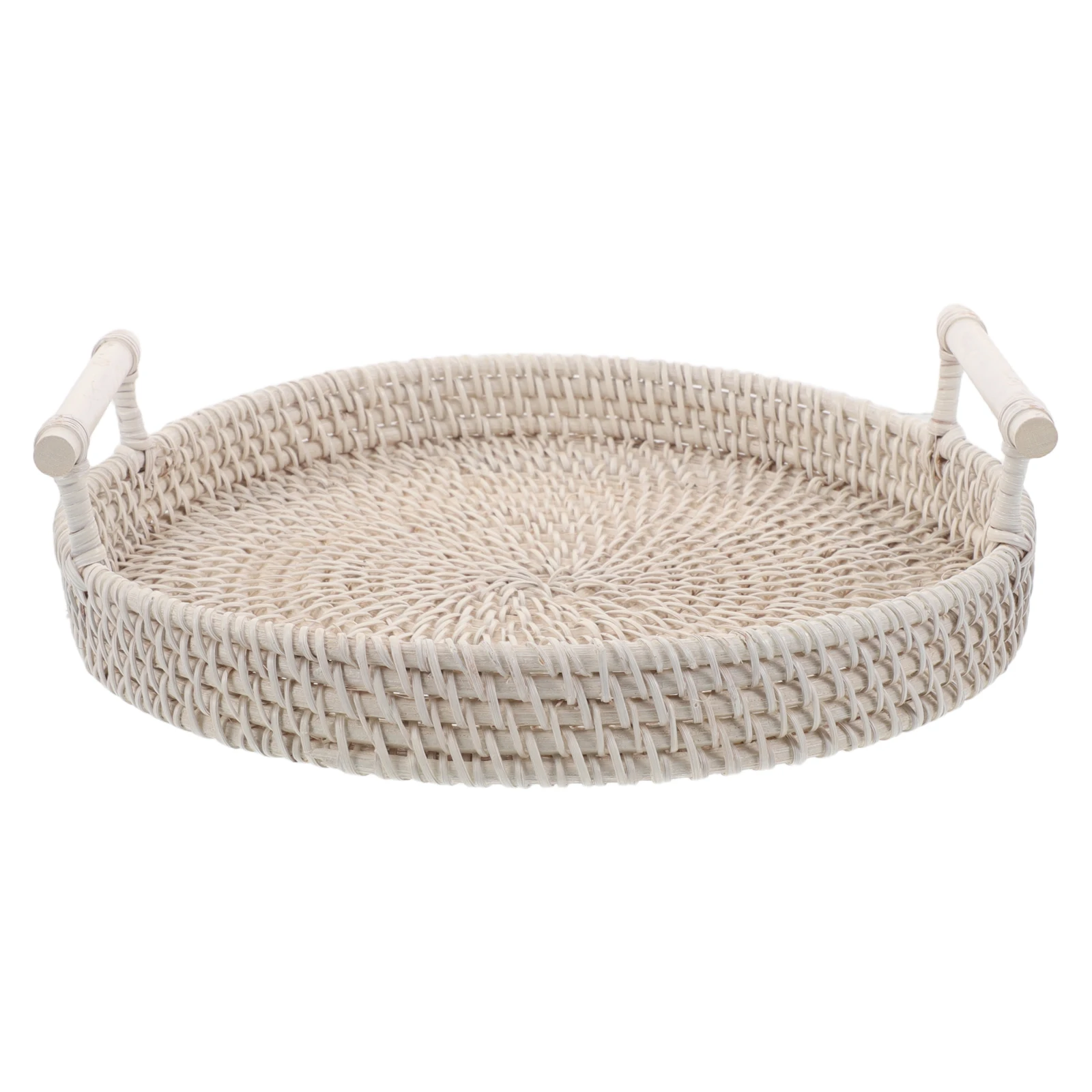 

Rattan Storage Tray Hand Woven Fruit Basket Party Bread Serving Bowl Baskets for