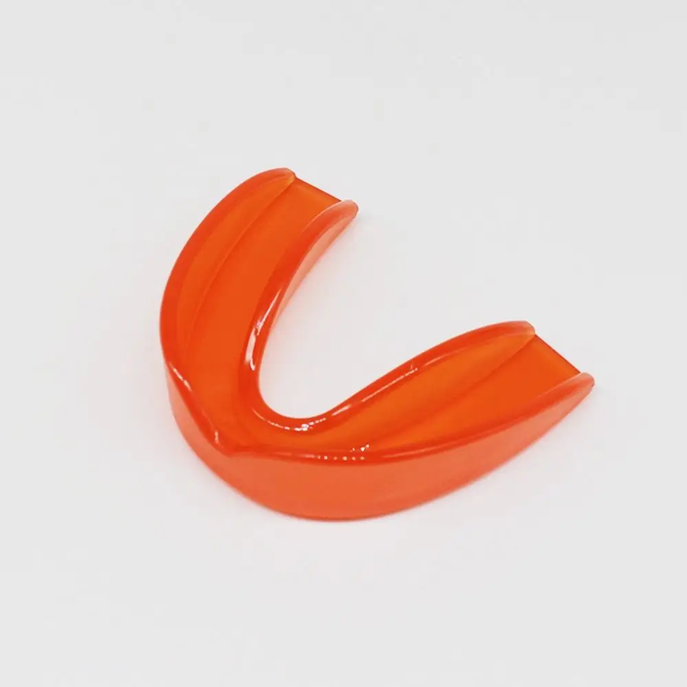 Sports Safety Silicone Teeth Protection Transparent Blue Orange Professional Mouth Guard Rugby Adult