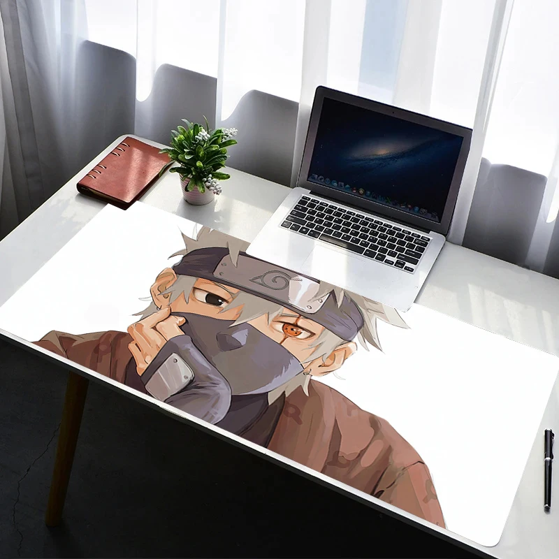 

Mouse Pad Laptop Gamer Cabinet Keyboard Pad Non Slip Rubber Mousepad Office Computer Gaming Desk Naruto Kakashi Hatake Mouse Mat