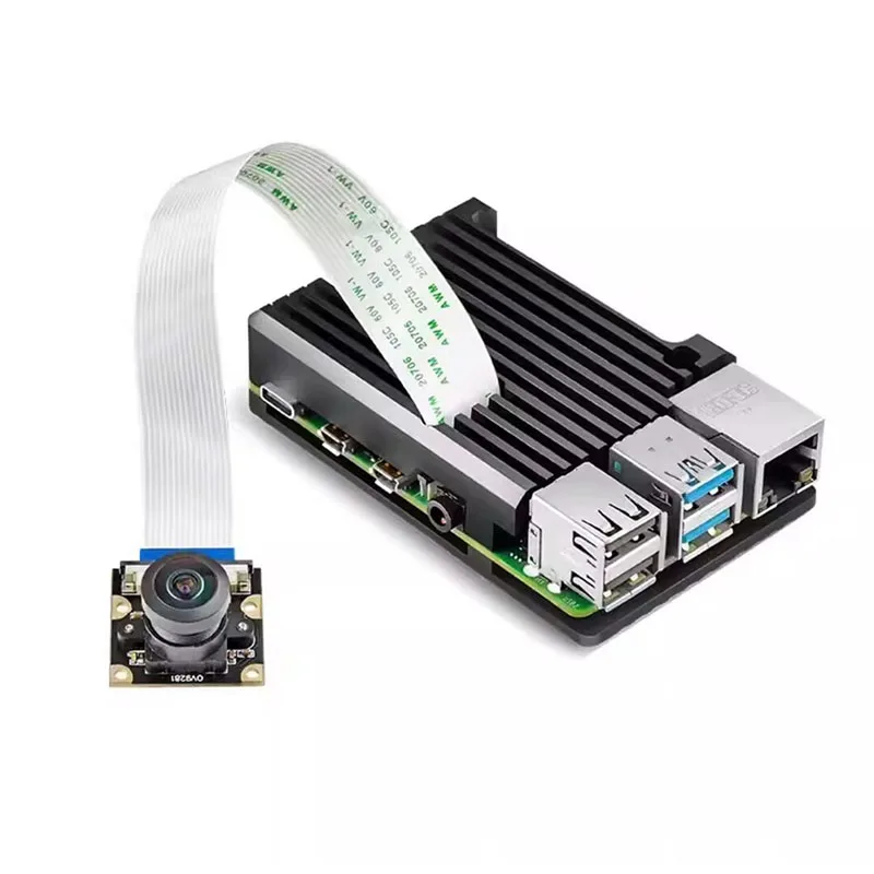 OV9281 Global Shutter Camera Module 1MP 160 Degree Ultra Wide Angle Black White Camera For Raspberry Pi Zero W WH 2W