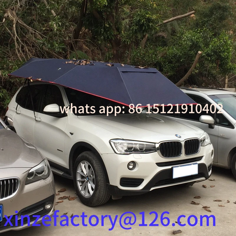 

Customizable automatic hood mobile carport anti-hail