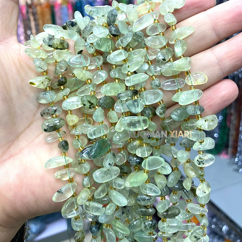 Natural Stone Teeth Raw Gem Madagascar Dark Rose Quartz Loose Spacer Beads for Jewelry Making Diy Bracelet Charms Accessories view 5