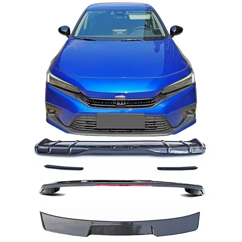 

Wholesale for Honda for Civic 11.5th Generation Body Kit Accessories New Rear Window Louvers and Rearview Mirror Housing