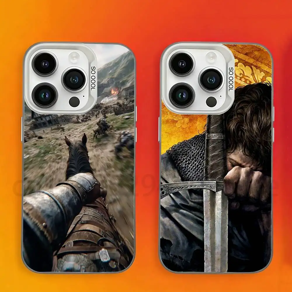 

K-Kingdom Come D-Deliverance Phone Case For iPhone 17,16,15,14,13,12,11,Pro,Max,Plus,Mini Candy Matte Shockproof Cover