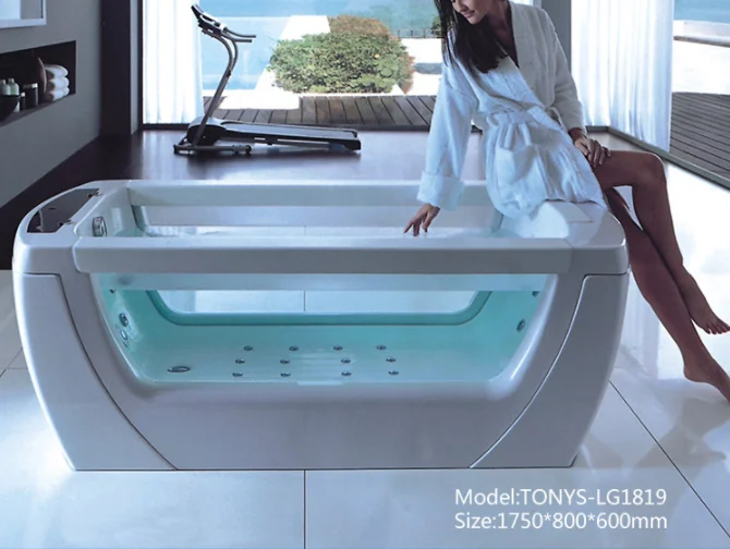 Double Surfing SPA Leisure Bathtub Thermostatic Function Bathtub