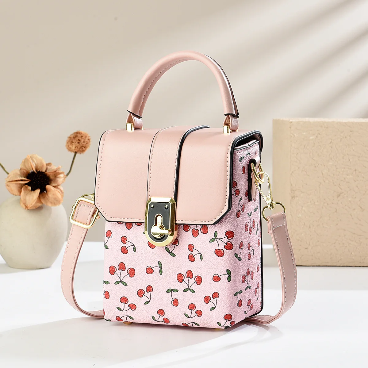 

2025 New Trendy and Versatile Messenger Mobile Phone Bag Foreign Style Small Square Bag Fashionable and Exquisite Shoulder Bag