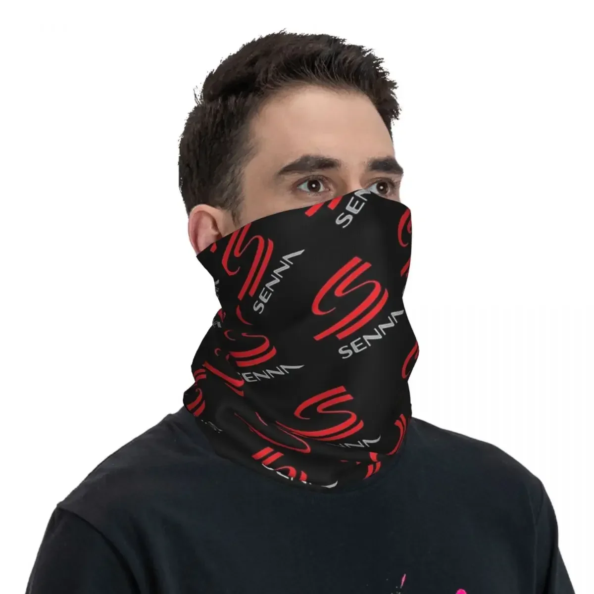 Picture 4: AYRTON SENNA F1 Formula 1 Bandana Neck Cover Motocross Face Mask Balaclava Cycling Unisex Adult Washable