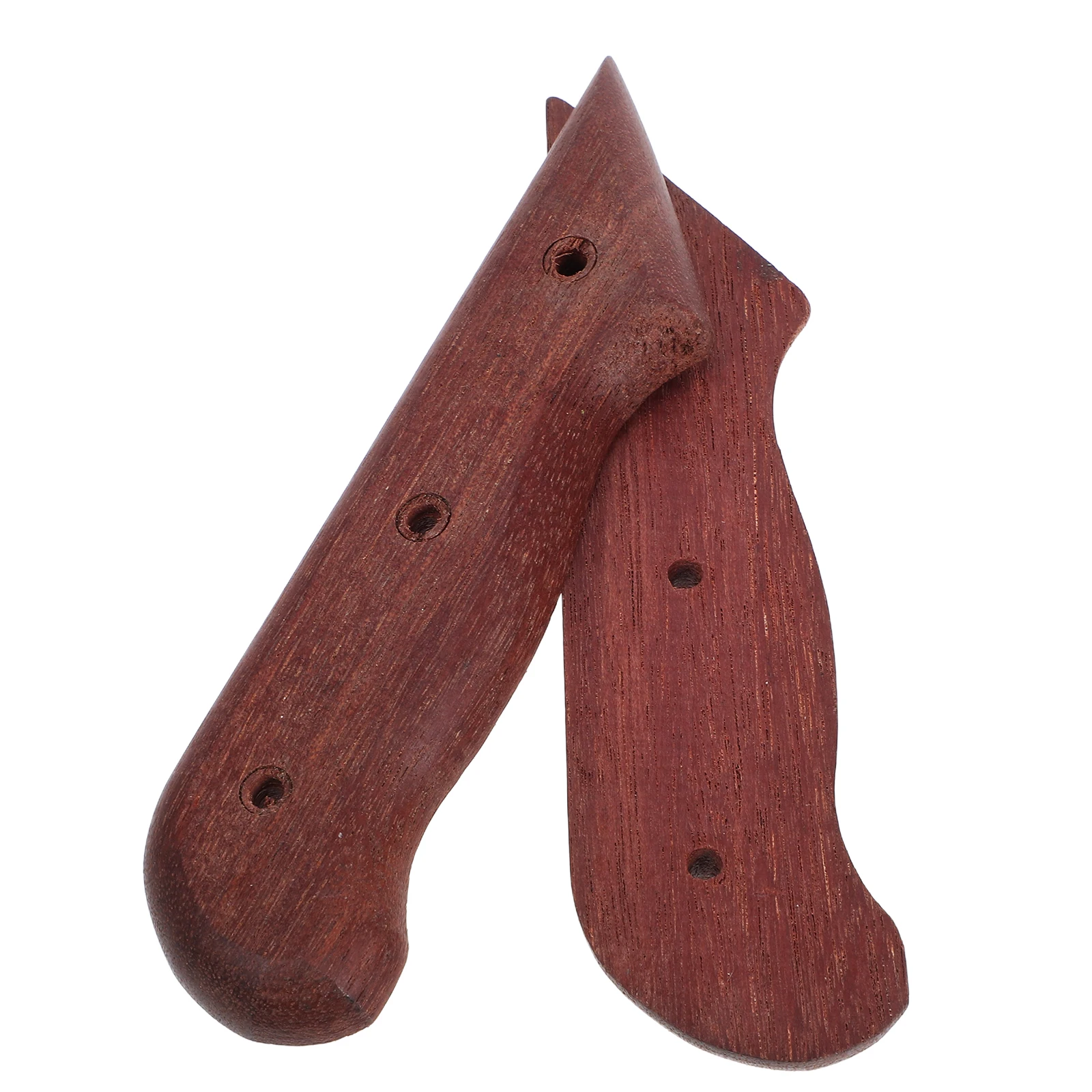 Reemplazo de mango de cuchillo, básculas de madera para reparación de cortador Sashimi, piezas de repuesto de agarre Natural, actualización de mango de herramienta de cocina